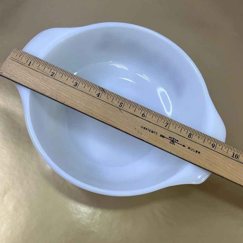 Vintage Anchor Hocking Fire King Harvest Vegetable 1 Qt Round Casserole NOS